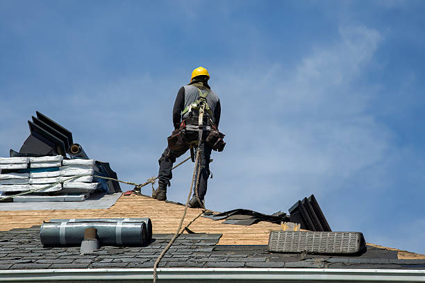 Professional Roofing technician working in Springfield Gardens, NY